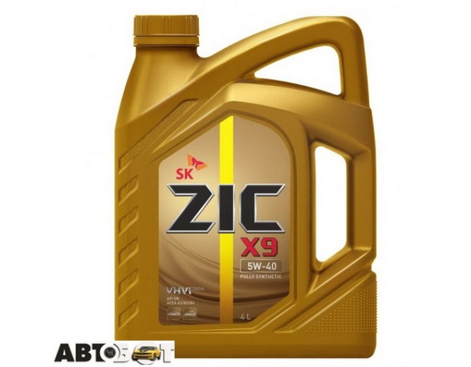 Моторное масло ZIC X9 5W-40 4л, цена: 2 553 грн.