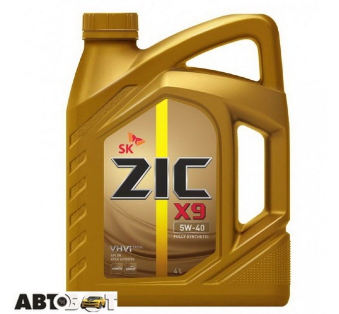  Моторное масло ZIC X9 5W-40 4л