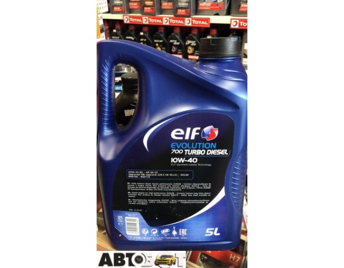 Моторное масло ELF EVOLUTION 700 TURBO DIESEL 10W-40 5л, цена: 1 591 грн.
