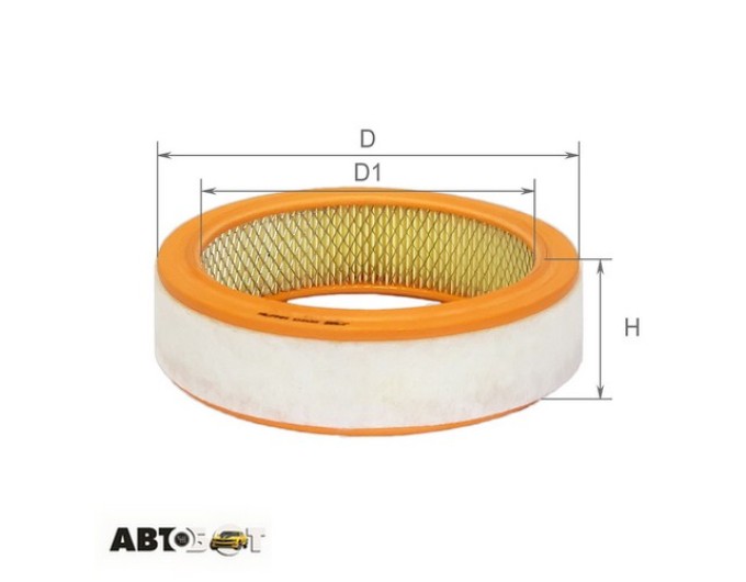 Воздушный фильтр ALPHA FILTER AF 0102, цена: 154 грн.