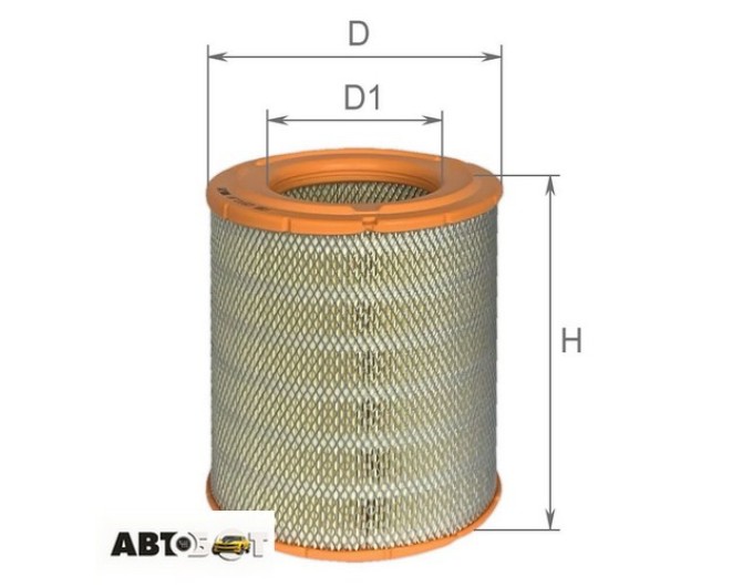 Воздушный фильтр ALPHA FILTER AF 0167, цена: 705 грн.