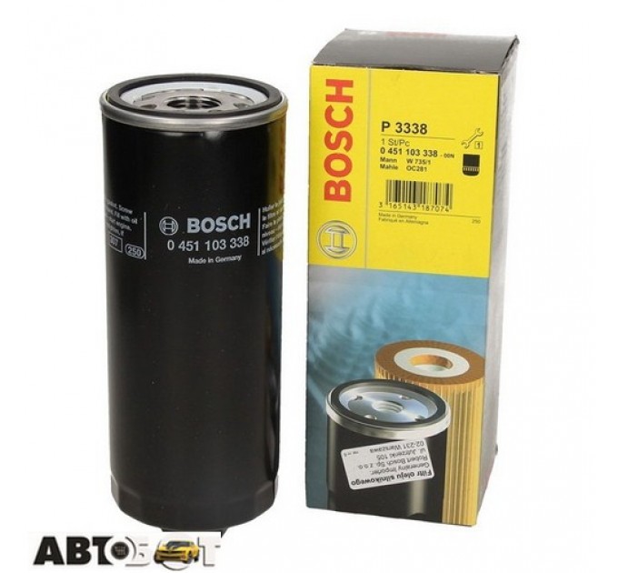 Масляный фильтр Bosch 0 451 103 338, цена: 557 грн.
