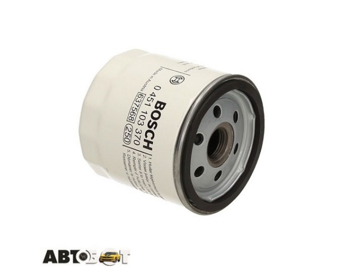 Фільтр оливи Bosch 0 451 103 370, ціна: 209 грн.