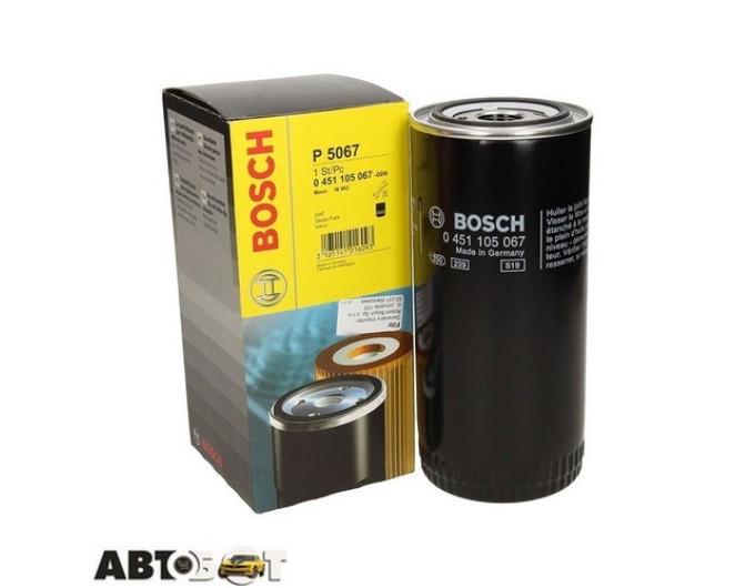 Фільтр оливи Bosch 0 451 105 067, ціна: 446 грн.