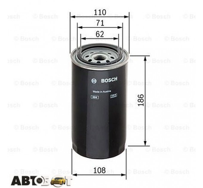 Топливный фильтр Bosch 1 457 429 681, цена: 453 грн.