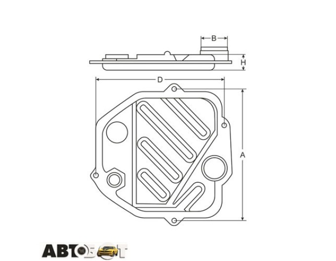 Трансмиссионный фильтр SCT SG 1722, цена: 1 058 грн.