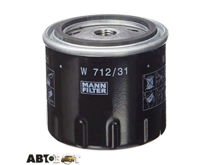 Фільтр оливи MANN W 712/31, ціна: 879 грн.