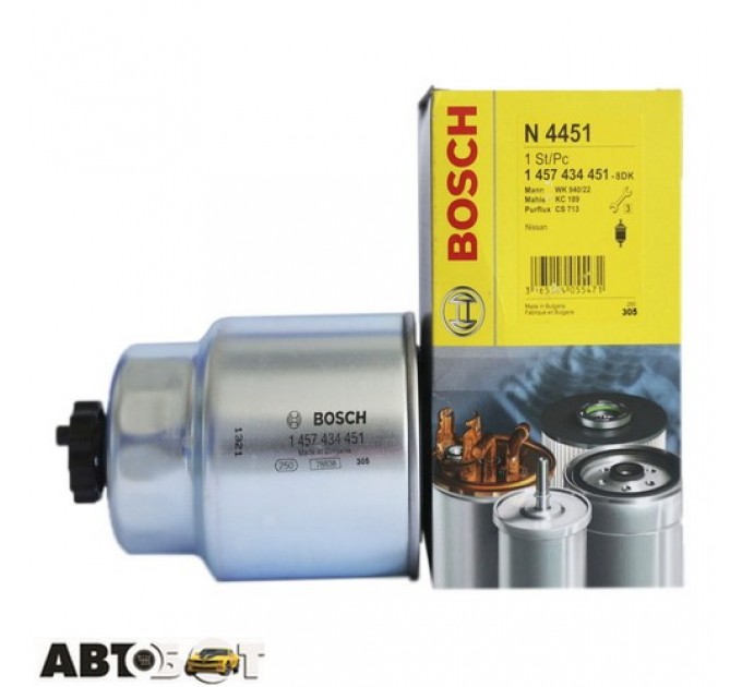 Паливний фільтр Bosch 1 457 434 451, ціна: 538 грн.