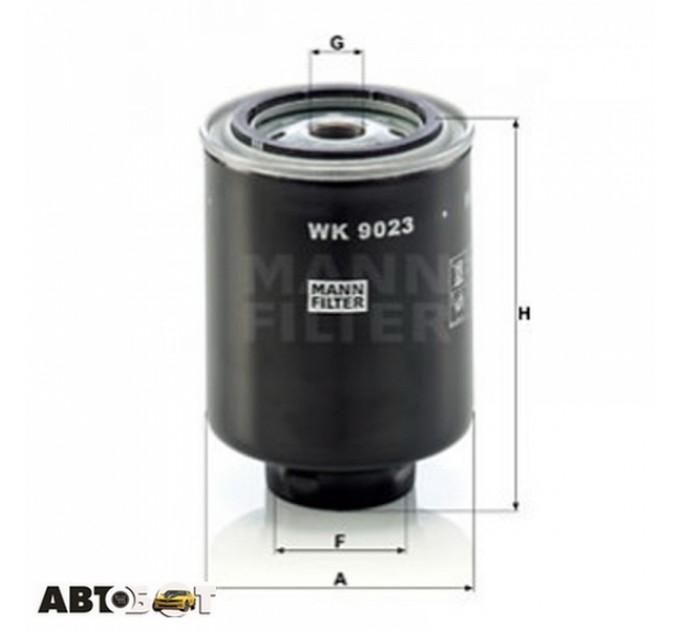 Топливный фильтр MANN MF WK9023Z, цена: 722 грн.