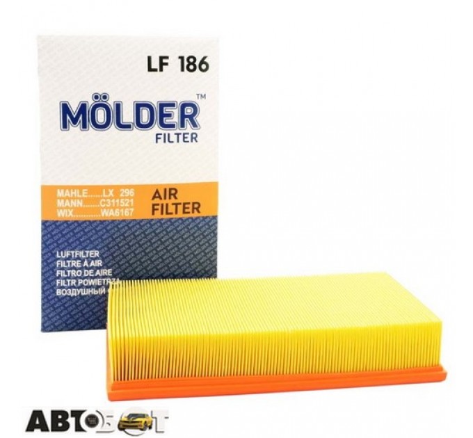 Воздушный фильтр Molder LF186, цена: 160 грн.