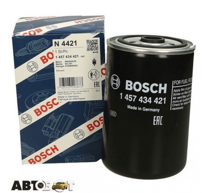 Паливний фільтр Bosch 1 457 434 421, ціна: 503 грн.