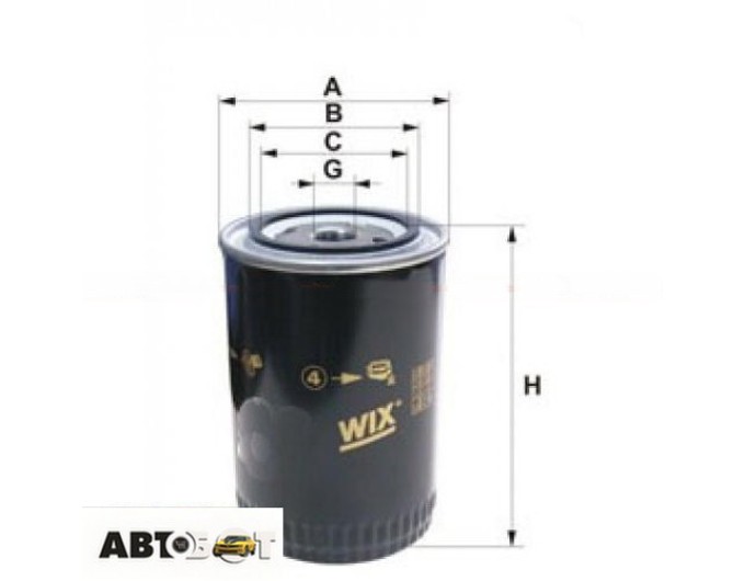 Масляный фильтр WIX WL7068-10, цена: 252 грн.