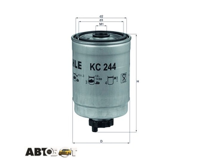 Паливний фільтр KNECHT KC244, ціна: 2 185 грн.