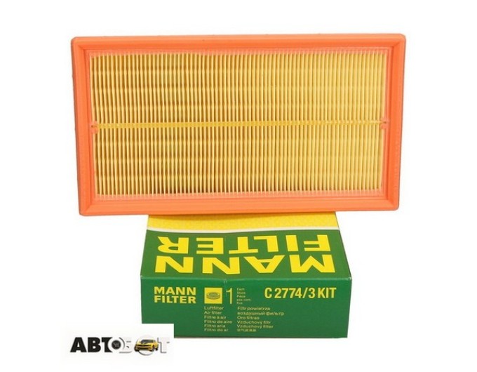 Повітряний фільтр MANN C 2774/3 KIT, ціна: 525 грн.