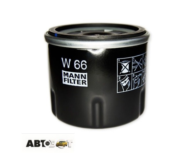 Фільтр оливи MANN W 66, ціна: 497 грн.
