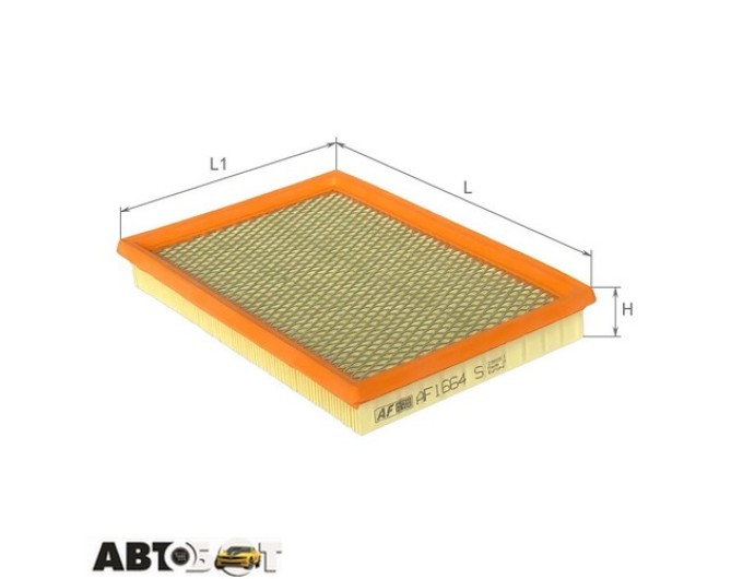 Воздушный фильтр ALPHA FILTER AF 1664s, цена: 186 грн.