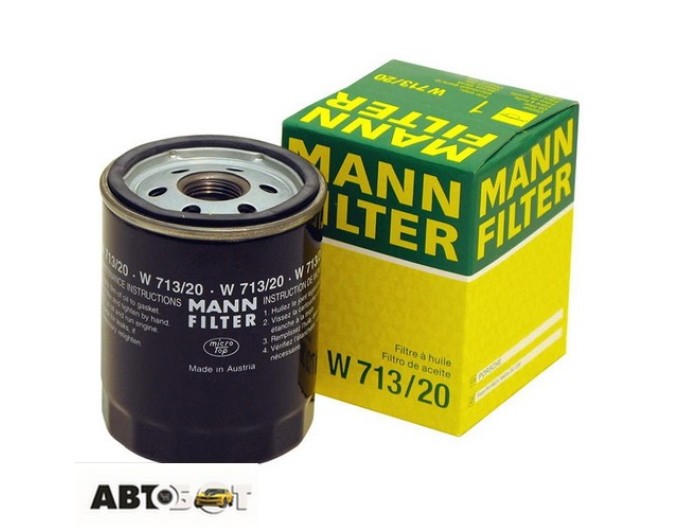 Фільтр оливи MANN W 713/20, ціна: 815 грн.