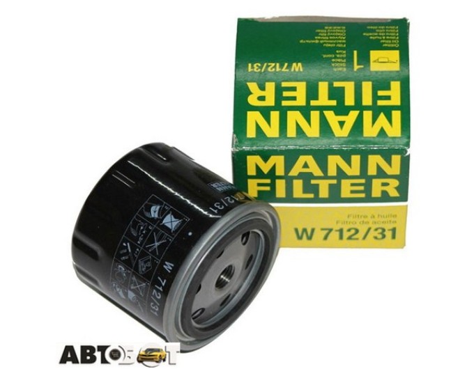 Фільтр оливи MANN W 712/31, ціна: 879 грн.