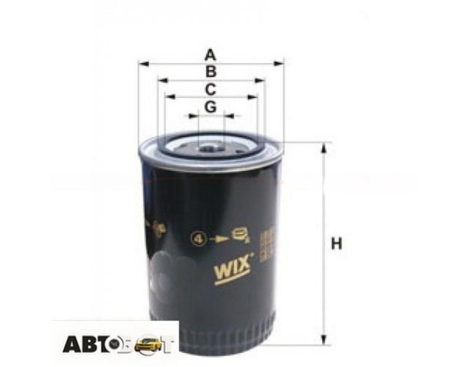 Фільтр оливи WIX WL7068, ціна: 281 грн.