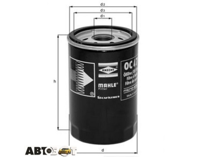 Фільтр оливи KNECHT OC 478, ціна: 315 грн.