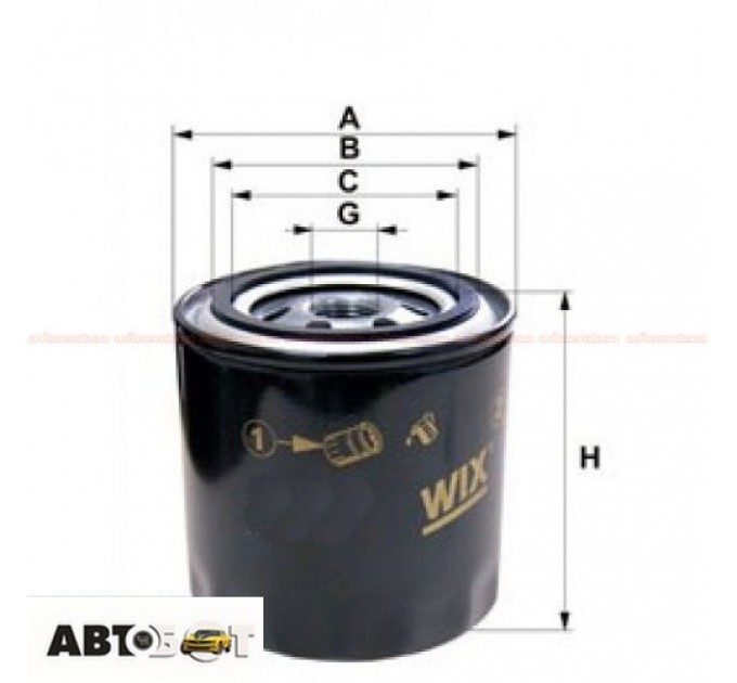 Фільтр оливи WIX WL7074-12, ціна: 179 грн.