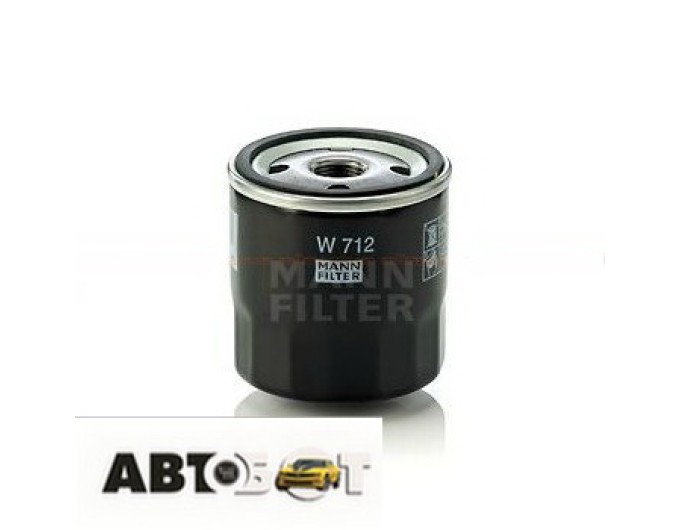Фільтр оливи MANN W 712, ціна: 259 грн.
