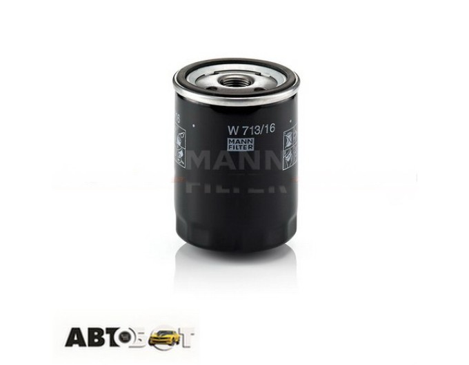 Фільтр оливи MANN W 713/16, ціна: 354 грн.