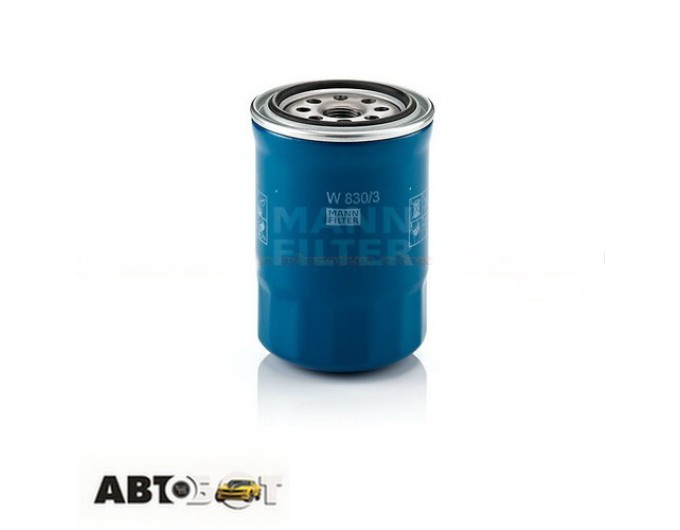 Фільтр оливи MANN W 830/3, ціна: 1 175 грн.