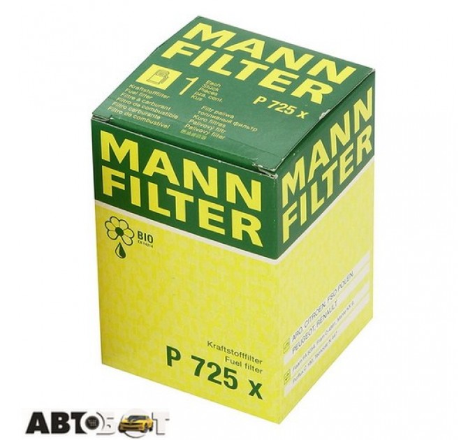 Паливний фільтр MANN P 725 x, ціна: 357 грн.