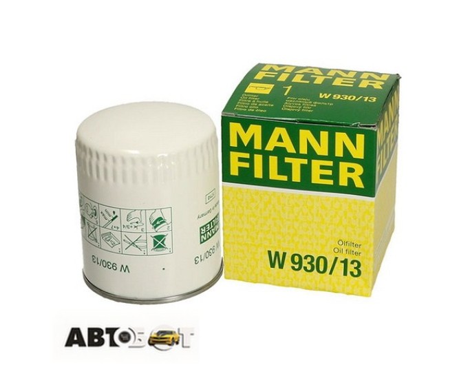 Фільтр оливи MANN W 930/13, ціна: 652 грн.