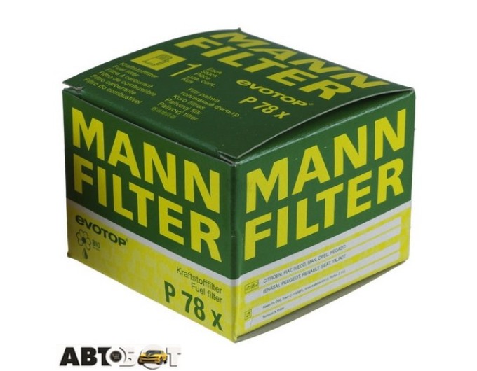 Топливный фильтр MANN P 78 x, цена: 319 грн.