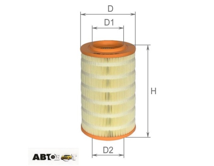 Воздушный фильтр ALPHA FILTER AF 0126, цена: 397 грн.