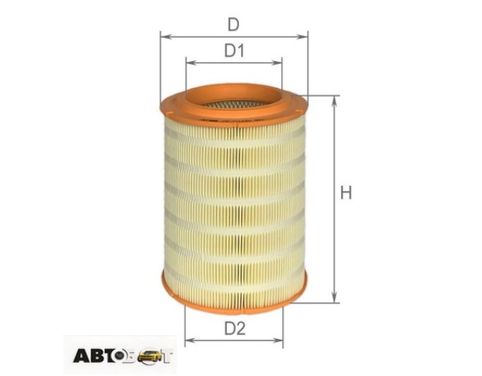 Повітряний фільтр ALPHA FILTER AF 0168, ціна: 501 грн.