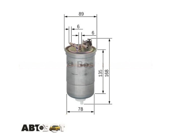 Паливний фільтр Bosch 0 450 906 261, ціна: 1 716 грн.
