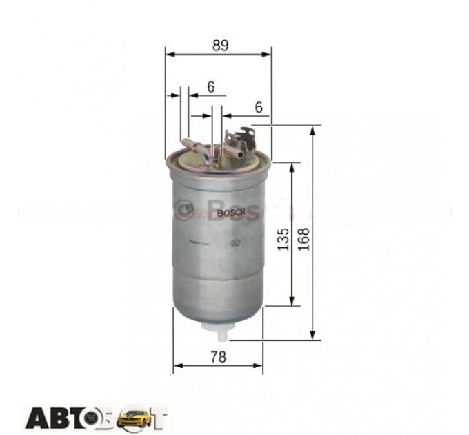 Топливный фильтр Bosch 0 450 906 261, цена: 1 134 грн.