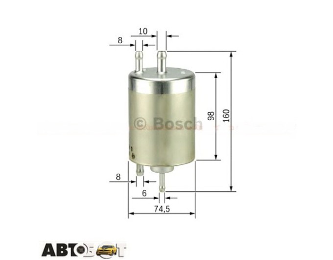 Паливний фільтр Bosch 0 450 915 003, ціна: 2 502 грн.