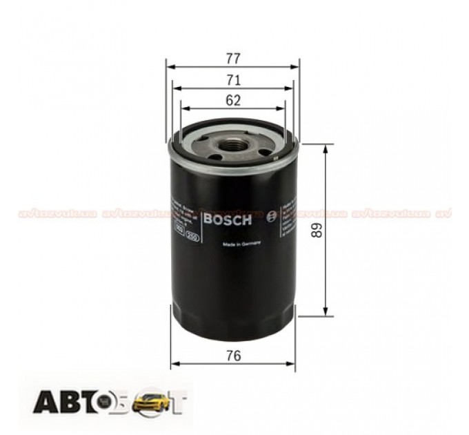 Фільтр оливи Bosch 0 451 103 079, ціна: 132 грн.