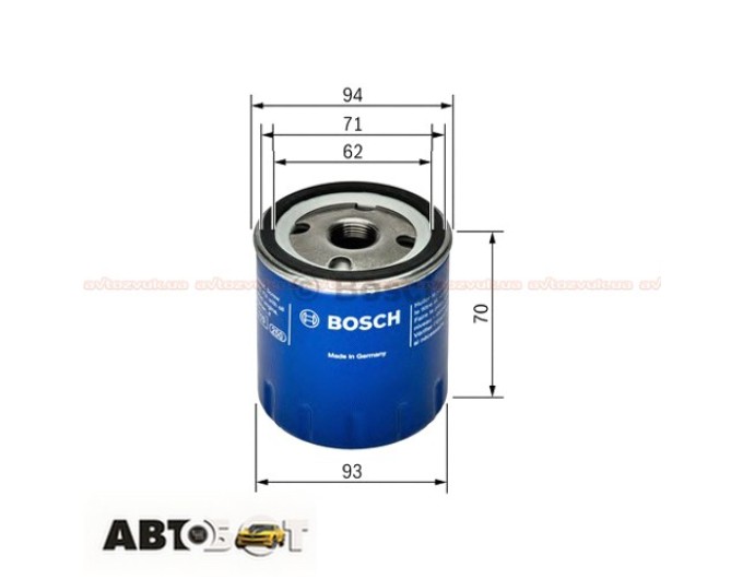 Масляный фильтр Bosch 0 451 103 093, цена: 321 грн.