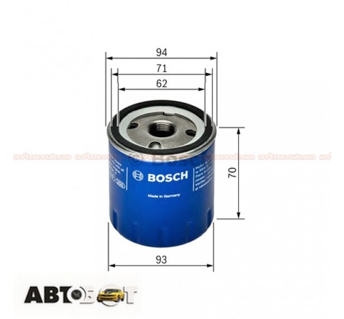 Фільтр оливи Bosch 0 451 103 093, ціна: 231 грн.