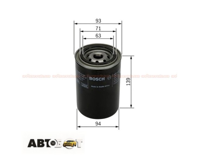 Масляный фильтр Bosch 0 451 103 238, цена: 321 грн.