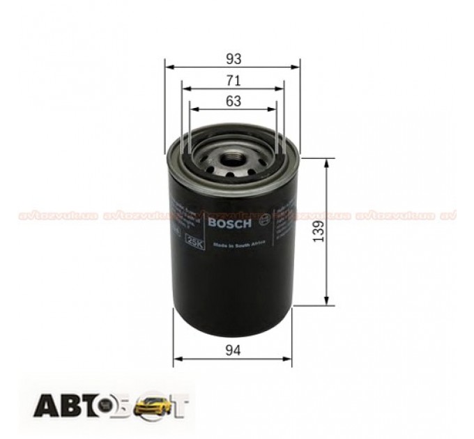 Масляный фильтр Bosch 0 451 103 238, цена: 240 грн.
