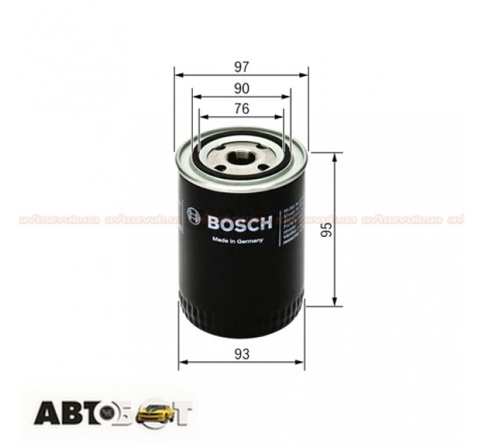 Фільтр оливи Bosch 0 451 103 252, ціна: 313 грн.