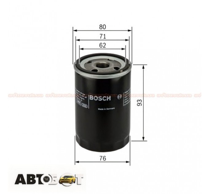 Фільтр оливи Bosch 0 451 103 337, ціна: 305 грн.