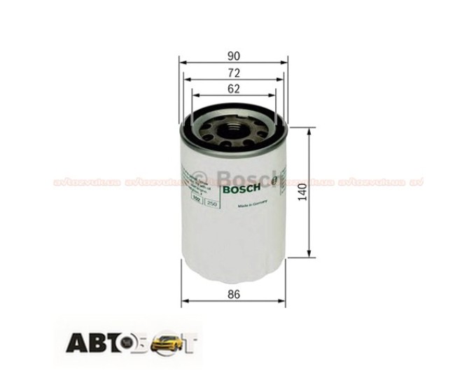 Масляный фильтр Bosch 0 451 103 347, цена: 495 грн.