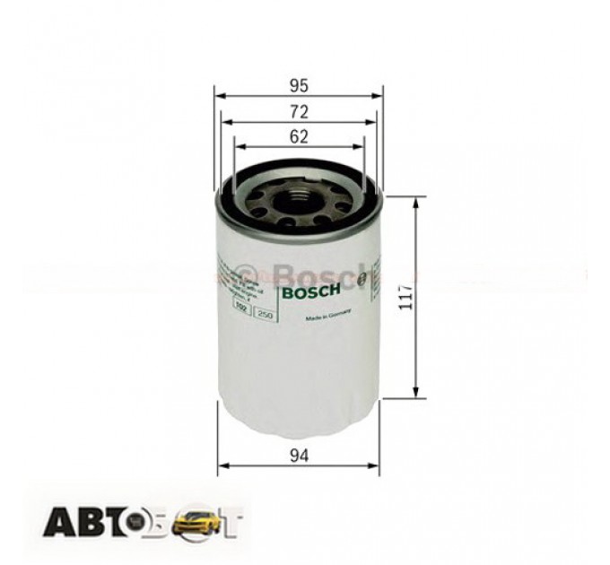 Масляный фильтр Bosch 0 451 103 366, цена: 507 грн.