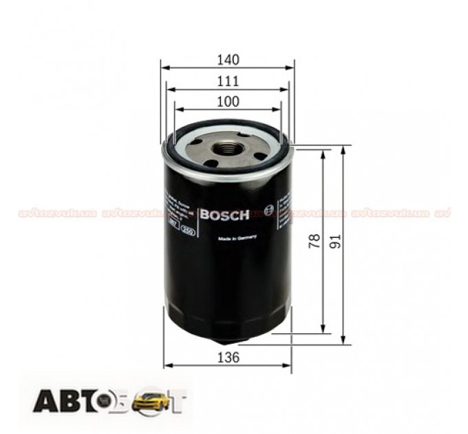 Фільтр оливи Bosch 0 451 103 368, ціна: 1 055 грн.