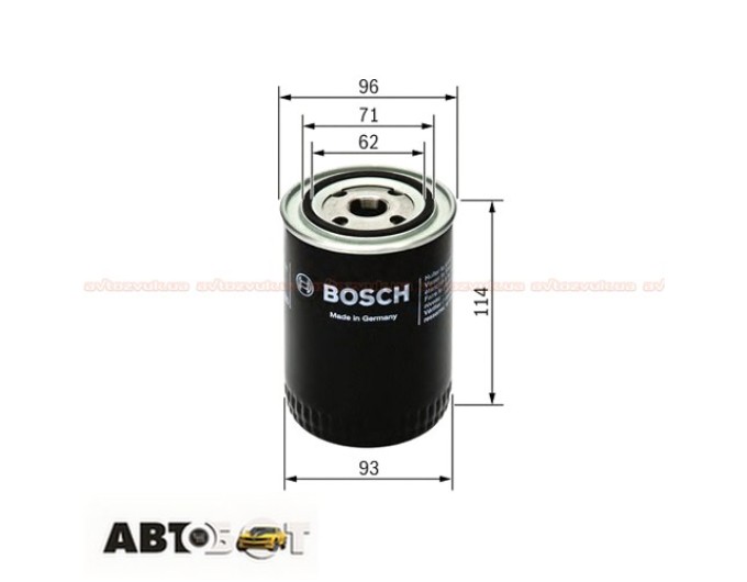 Масляный фильтр Bosch 0 451 104 014, цена: 391 грн.