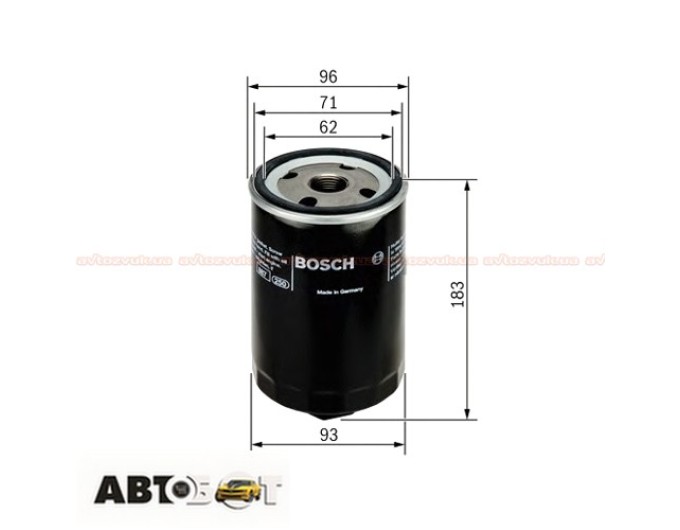 Масляный фильтр Bosch 0 451 203 087, цена: 564 грн.