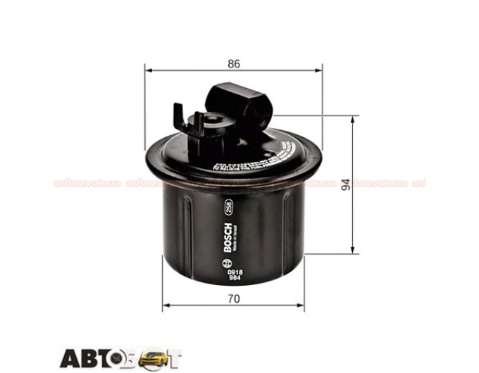 Паливний фільтр Bosch 0 986 450 104, ціна: 716 грн.