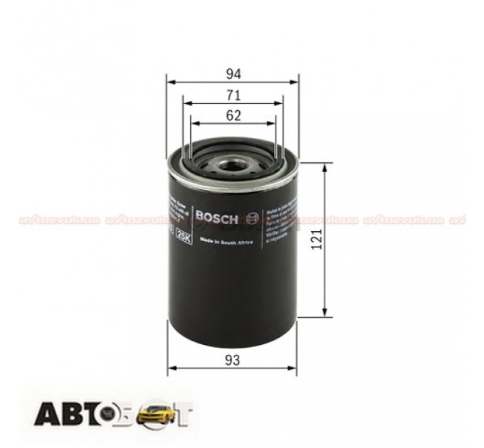Масляный фильтр Bosch 0 986 452 005, цена: 275 грн.